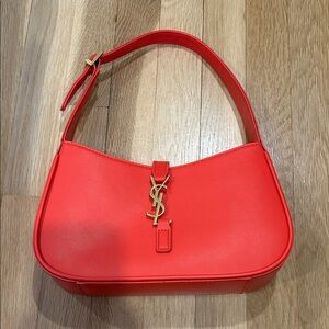 Yves Saint Laurent Vibrant Red Shoulder Bag